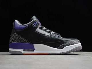 AJ3 Court Purple黑紫