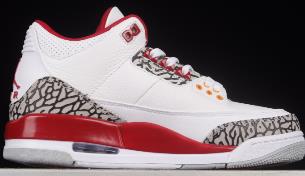 AJ3 Cardinal Red孔雀红 白酒红