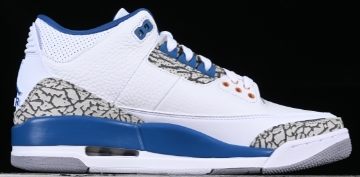 AJ3 White and True Blue 白蓝奇才