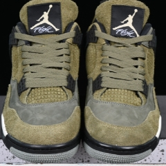 AJ4 olive canvas橄榄绿