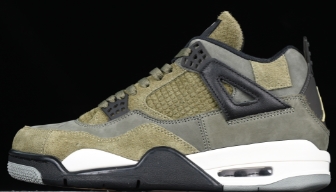 AJ4 olive canvas橄榄绿