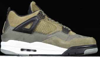 AJ4 olive canvas橄榄绿