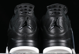 AJ4 pony hair black黑白巅峰