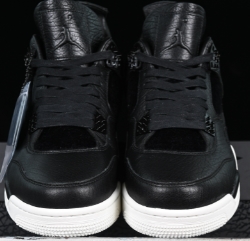 AJ4 pony hair black黑白巅峰