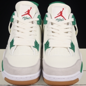 SB x AJ4 Pine Green白绿