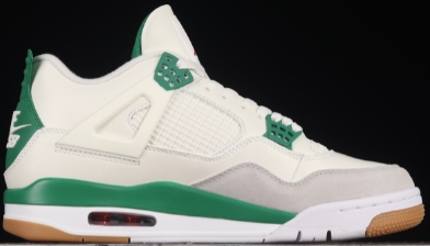 SB x AJ4 Pine Green白绿