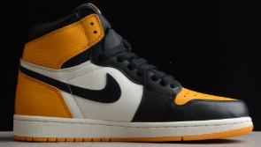 AJ1 taxi黑黄脚趾