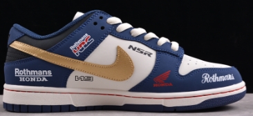 SB Dunk Low 复古白蓝本田联名