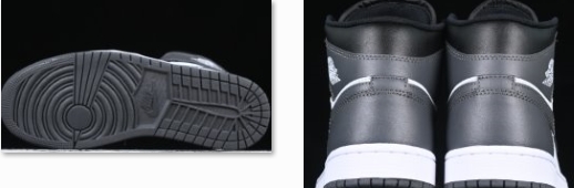AJ1 Mid黑白灰