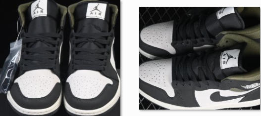 AJ1 Mid橄榄绿 顶级莆田