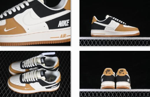 AF1 low白麦耀黑拼接