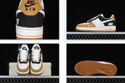 AF1 low白麦耀黑拼接