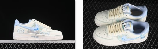 AF1 low Love Words 蓝言情话