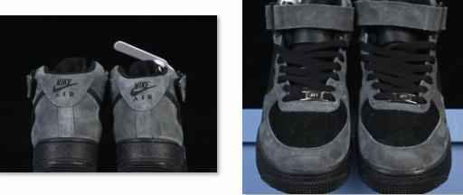 AF1 mid黑灰