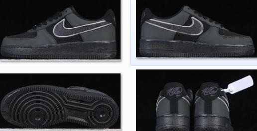 AF1 Low黑灰