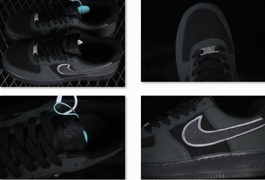 AF1 Low黑灰